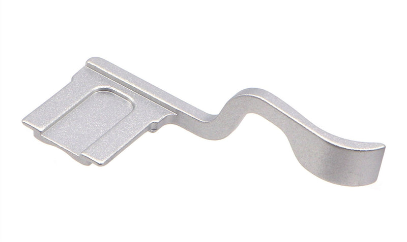 Metal Thumbs Up Grip Hot Shoe Cover for Fujifilm X-T1 X-T2 XT1 XT2 Camera Silver with Better Balance and Grip Convenience