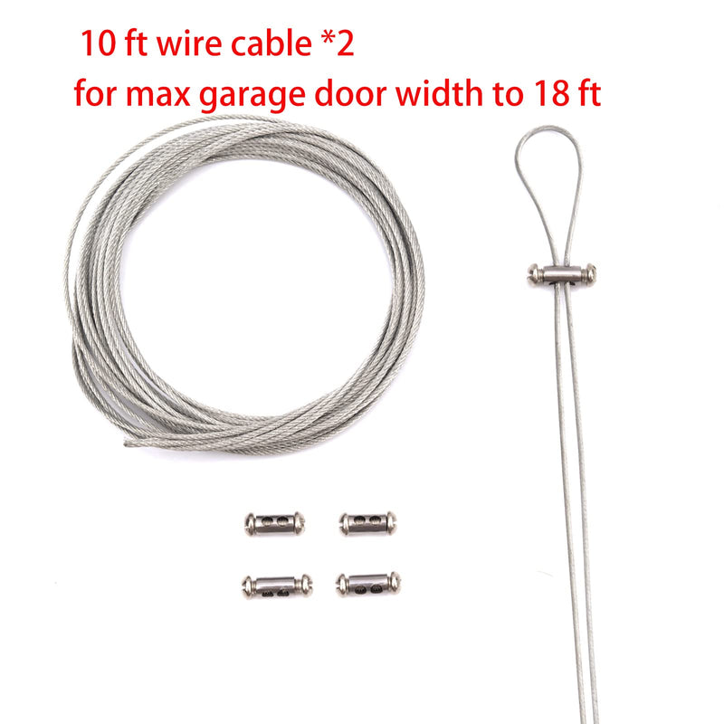 Garage Door Lock Kit with Spring Latch （Including All Hardware） Garage Door Lock Set Fits 1-3/8" Through 2" Thick Doors(Random Keyed) for Single/Double max Width to 18ft