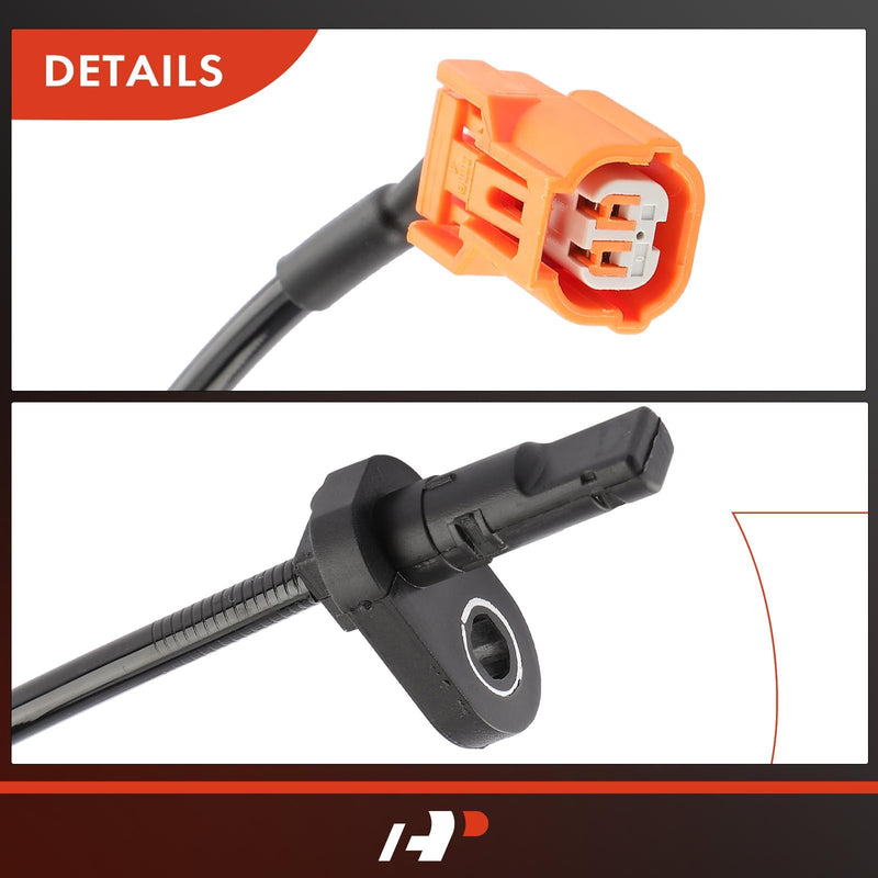 A-Premium Front Left/Right ABS Wheel Speed Sensor Pair Kit for 2003-2007 Honda Accord & 2004-2008 Acura TSX Sedan - Replacement Fits OEM# 57450-SDC-013 57455-SDC-013