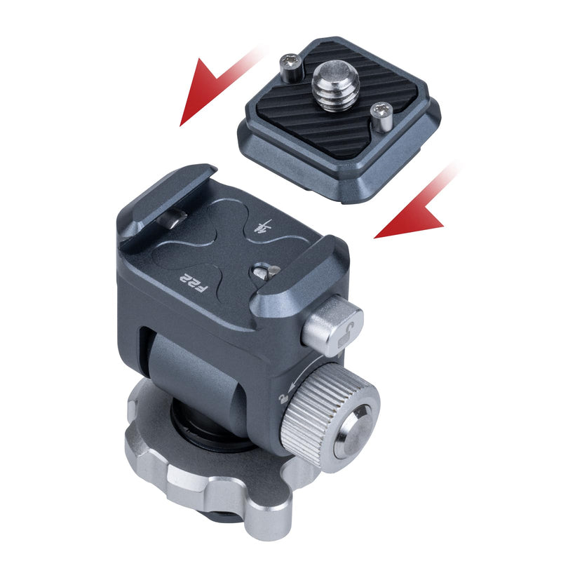 F22 Field Monitor Mount Holder,180° and 360° Angle Adjustment, Damping,click and lock modes-2541