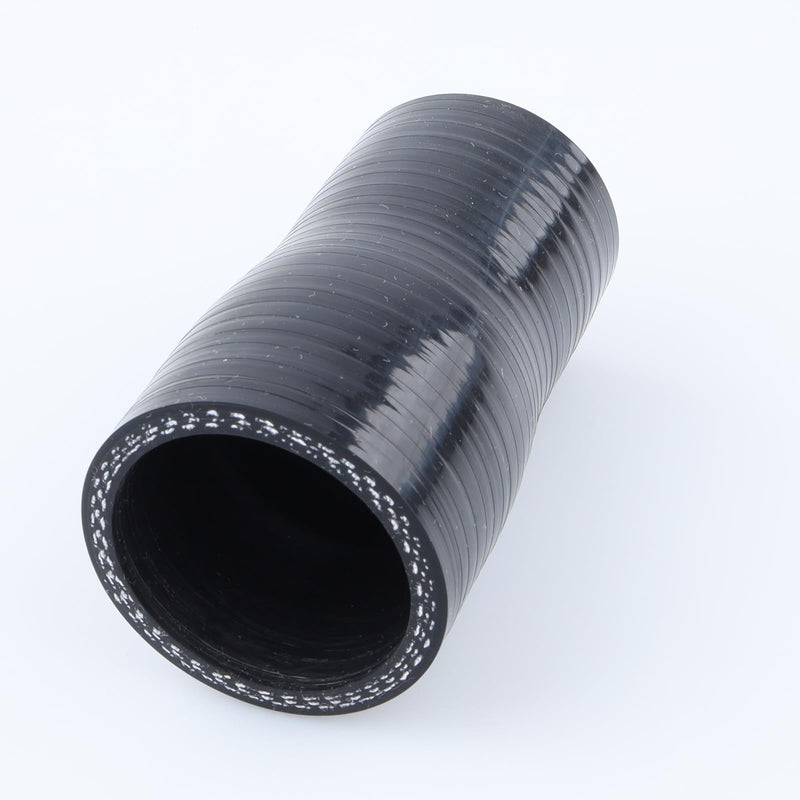 ID 1.5" to 1.25" (38mm to 32mm) Straight Reducer, Length 3" (76mm), 3-Ply Reinforced, Universal Automotive Pure Silicone Hose, Black ID 1.5" to 1.25" (38mm to 32mm)