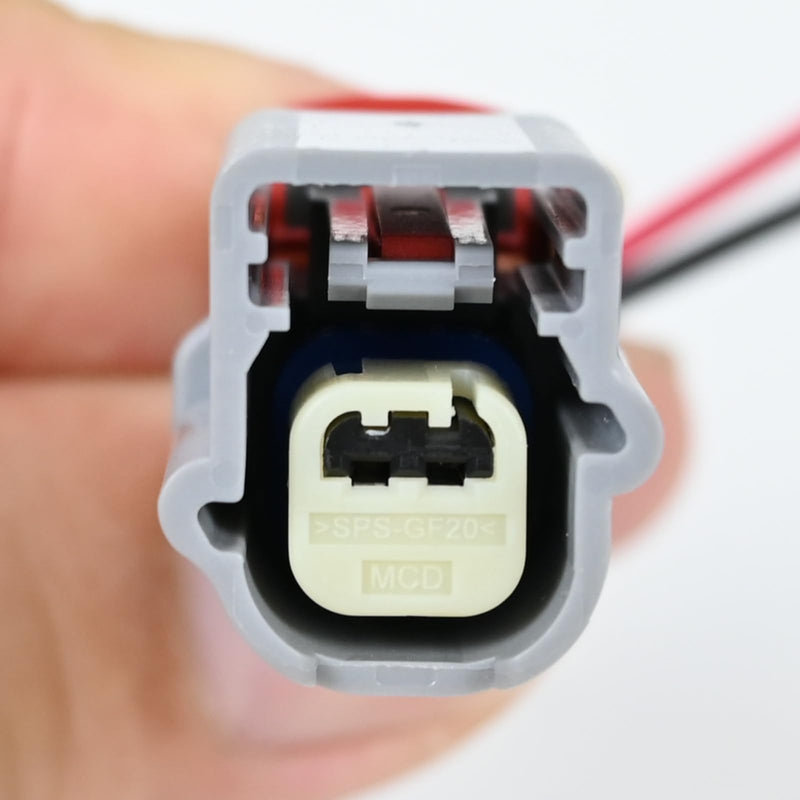 Ambient Air Temperature Sensor Connector fit for Ford Escape Explorer Edge Flex Fusion Taurus F150 F250 F350 F450 F550 Super Duty, Lincoln MKS MKT MKZ MKX, AU2Z14S411AGA, Plug Pigtail Wiring Harness