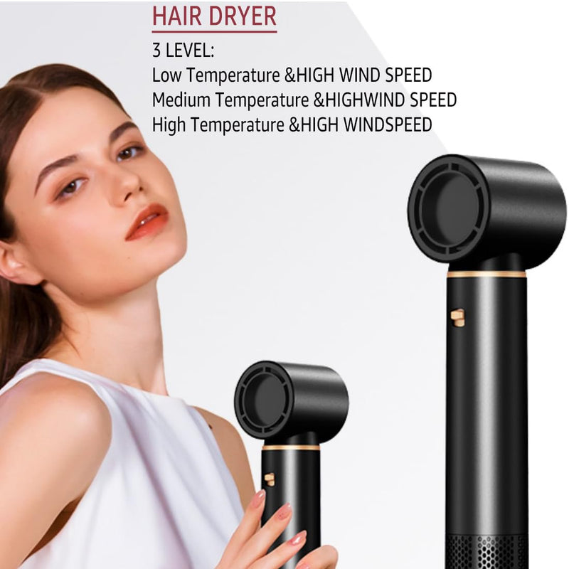Hair Styler 5 in 1, Magic Styler, 1000W Hair Dryer Brush for Hair Styling, Hot Air Brush for Volumizing, Hair Wrap Dryer Set with Detachable Heads Comb