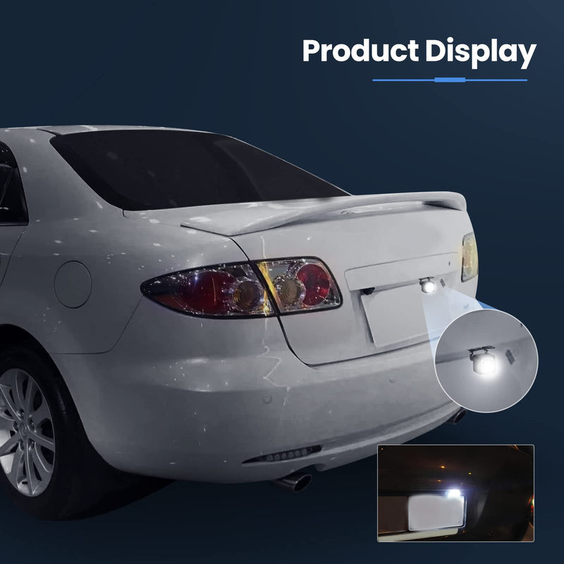 Car Rear View Camera Backup Reverse Camera HD 170° Wide Angle 12 LED Night Vision, for RV Trucks Trailer SUV