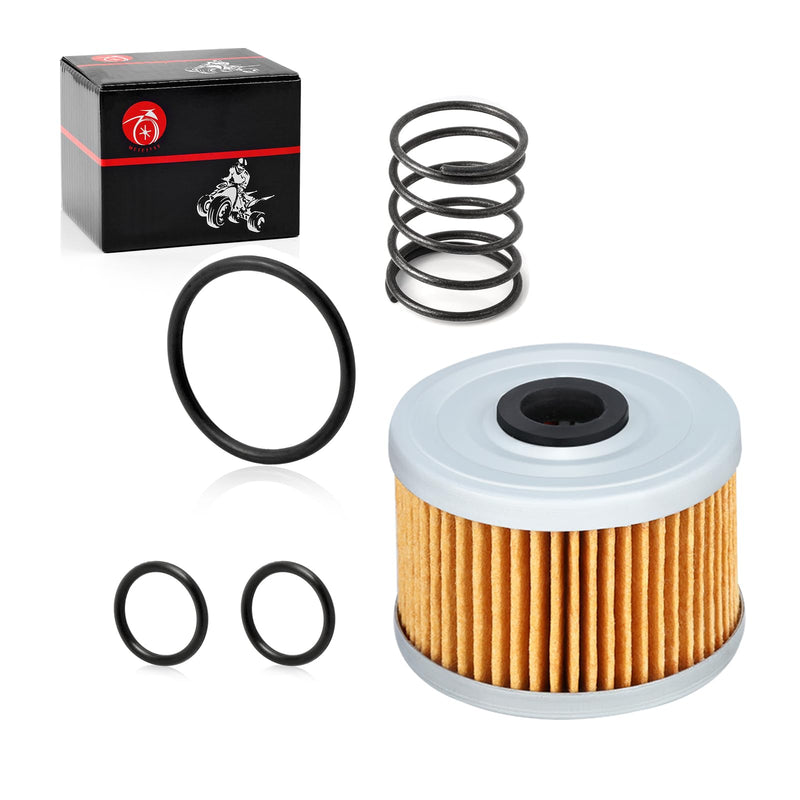 Oil Filter & Spring For Honda FourTrax 300 TRX300/FW TRX300EX TRX400EX Rancher 350 Foreman 400 450 500 520 Racher 420 Pioneer 500 520