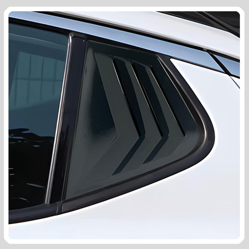 Window Louvers, for Kia Optima/K5 2011 2012 2013 2014 2015, Bright Black Side Rear Window Louvers Body Kit Accessories for Cars For kia Optima/K5 2011-2015
