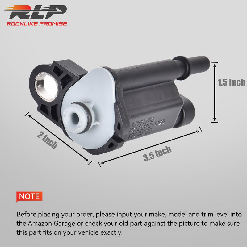 Vapor Canister Purge Valve Solenoid EVAP Purge Valve Compatible with Cadillac STS XLR Chevy Avalanche Equinox Express Silverado 1500 2500 3500 GMC Savana Sierra Yukon Replaces 214-1105 12581282