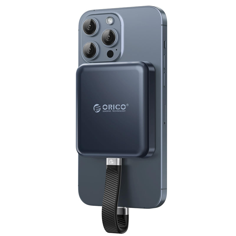 ORICO 512 GB Magnetic External SSD, 4K ProRes HDR Record and Store, USB3.1 Gen2(1000MB/s), USB3.2 Gen2*2(2000MB/s), Portable Solid State Drive, Compatible with USB-C Smartphone, Computer - A20PLUS
