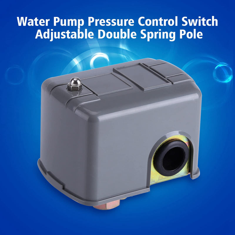 Watris Veiyi Pressure Control Switch, 40-60Psi 110V-230V Water Pressure Switch for Well Pump, ZG 1/4" Well Pump Pressure Switch