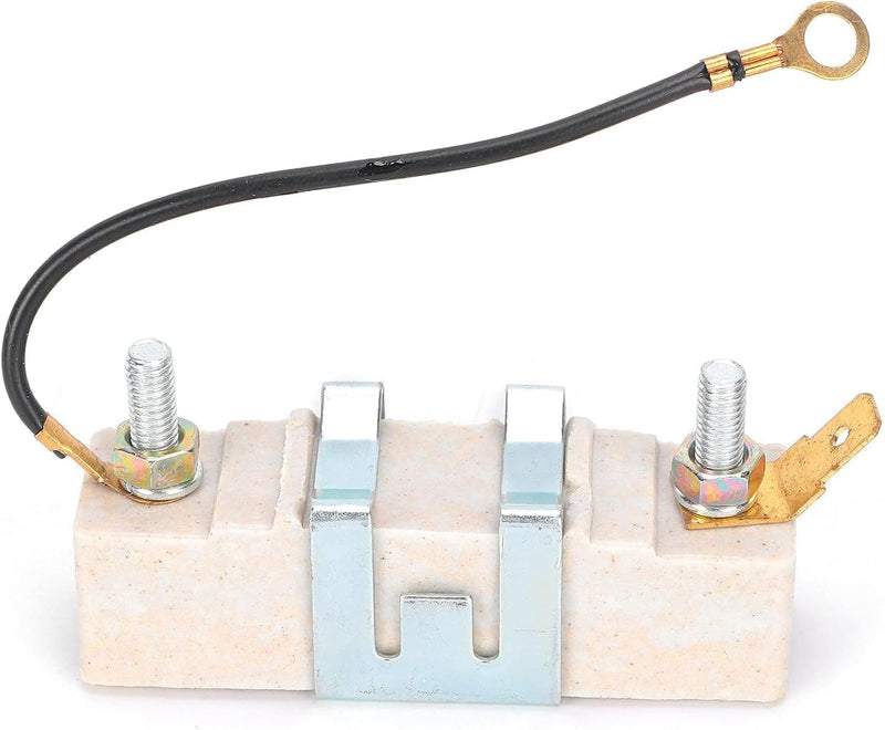 Ignition Coil Resistor, Metal Ceramic Ballast Resistor Wear Resistance Device Automotive Replacement Parts Accessories for 1.5 Ohm Classic Car Automobile Fuel Injection Resistor Units 1PC
