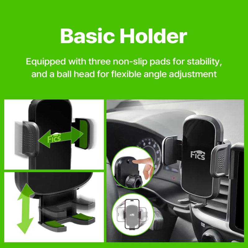FICS Side Screen Phone Holder for KIA EV9 – Custom-Fit Left & Right Mount for Seamless Display Integration, Interior Accessories for Navigation Use, Stable Driving View