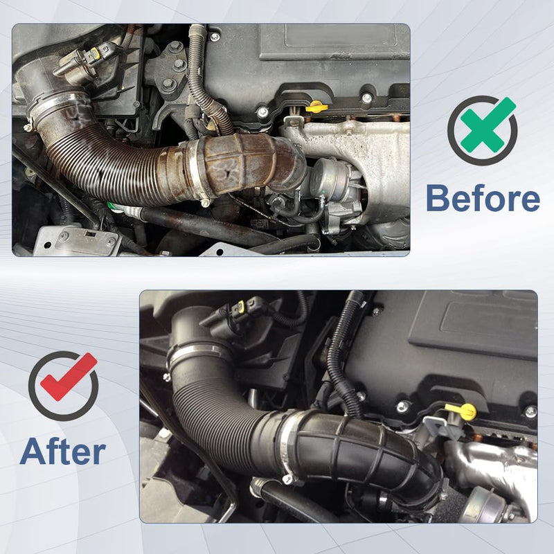 Vacuum Tee Connectors Hose Compatible with Chevy Cruze 2011-2015 Chevy Cruze Limited 2016 Engine Air Intake Outlet Duct Replace 13265784 696-028 Air Intake Hose