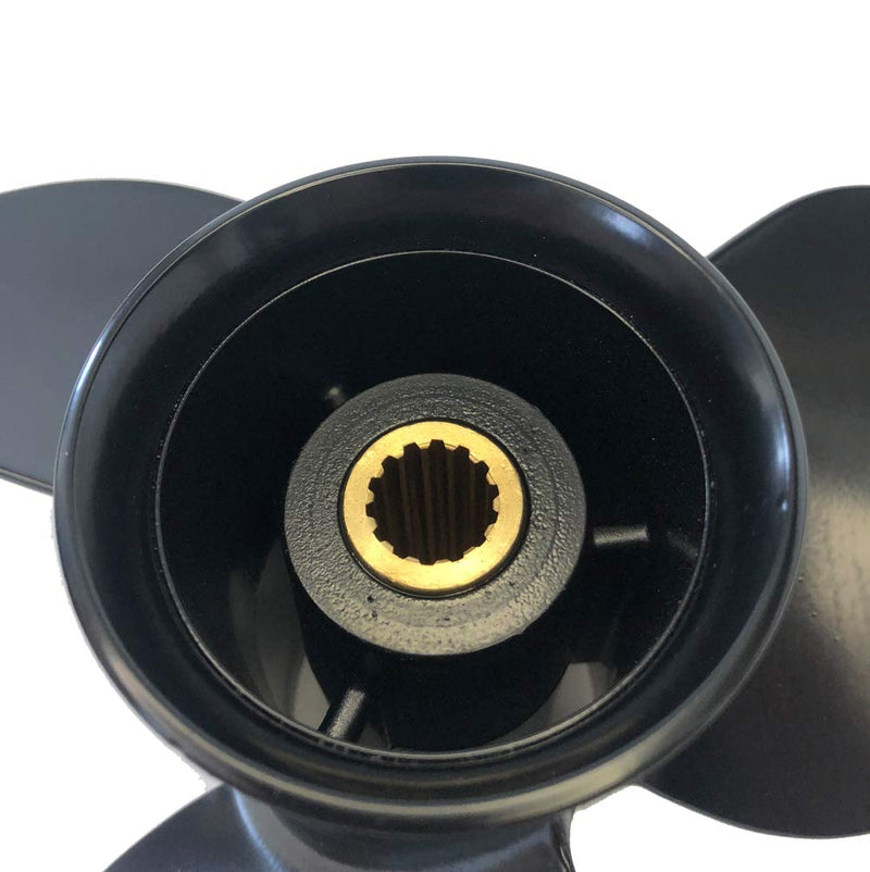 Boat Propeller 9 1/4x9 for Mercury Outboard 9.9-20HP 14 Tooth/Outboard Propeller for Tohatsu Engine 9.9HP 15HP 18HP 9.25x9