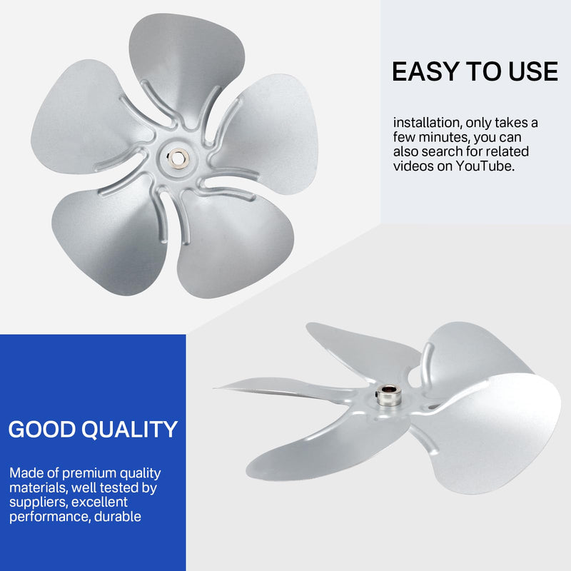 FB99100 Attic Fan Blade Propeller 12" 32 Degree 5 Blade for 1/2" shaft