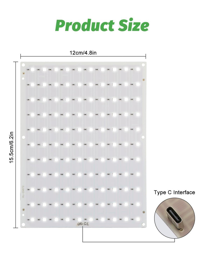 CMYK LED Backlight Board FAZ007 for BambuLab P1/X1/A1/P2S Series 3D Printer,Makerworld 3D Printer Accessories Replacement PCB Lithophane Panel with Connection Cable, DIY 3D Printing Projects(10 Packs) 10