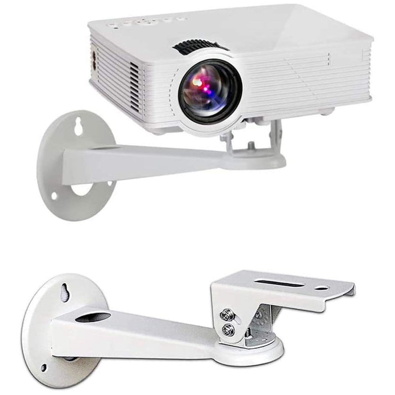 360° Rotatable Aluminum Alloy Projector Wall Mount – Shock Mini Projector Hanger for Home Office School, Sturdy and Reliable Mounting Bracket