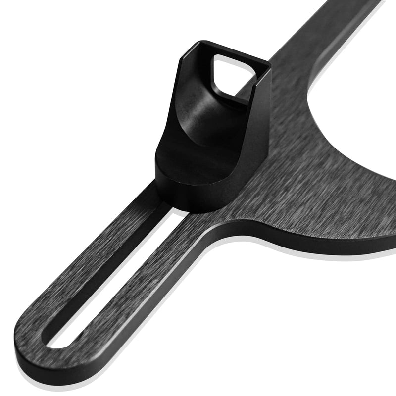 4150 4160 Series Throttle Body Cable Bracket Billet Aluminum Anodized Throttle Cable Bracket Adjustable (Black) black