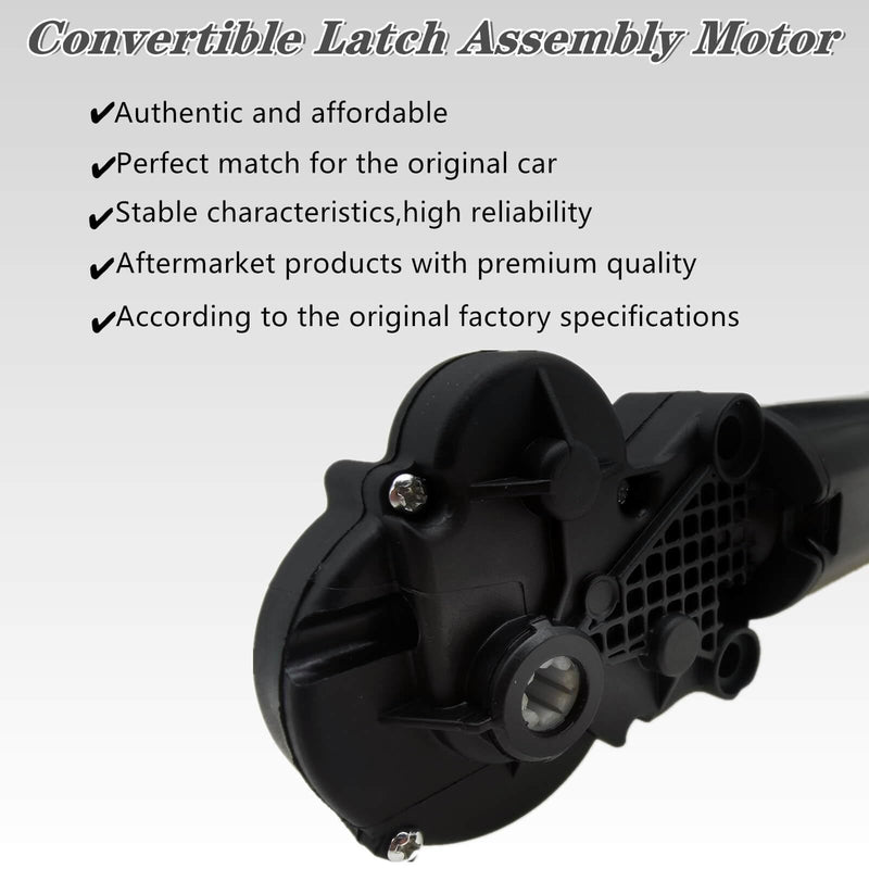 Convertible Latch Assembly Motor 68028392AA 68028392AB,Compatible with 2011-2014 Chrysler 200,2008-2014 Chrysler Sebring,2008-2010 Convertible