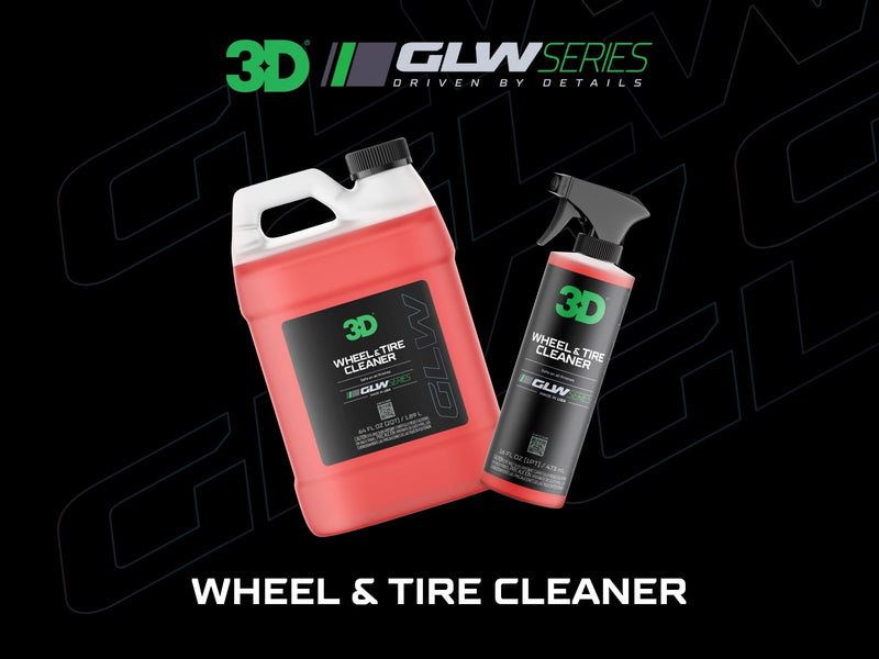 3D GLW Series Wheel & Tire Cleaner – Deep Cleaning All-in-One Formula | Removes Brake Dust, Grime, Tire Browning | Safe on All Wheels | DIY Car Detailing |16 oz 16 Fl Oz (Pack of 1)