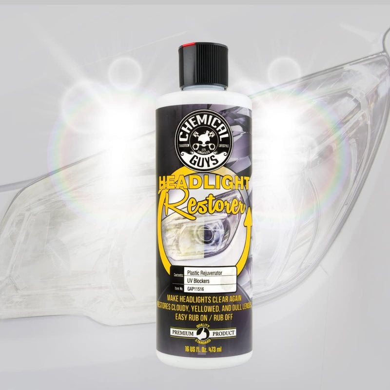 Chemical Guys GAP11516 Headlight Restore and Protect, (Great for Cars, Trucks, SUVs, RVs, Motorcycles, & More) 16 fl oz