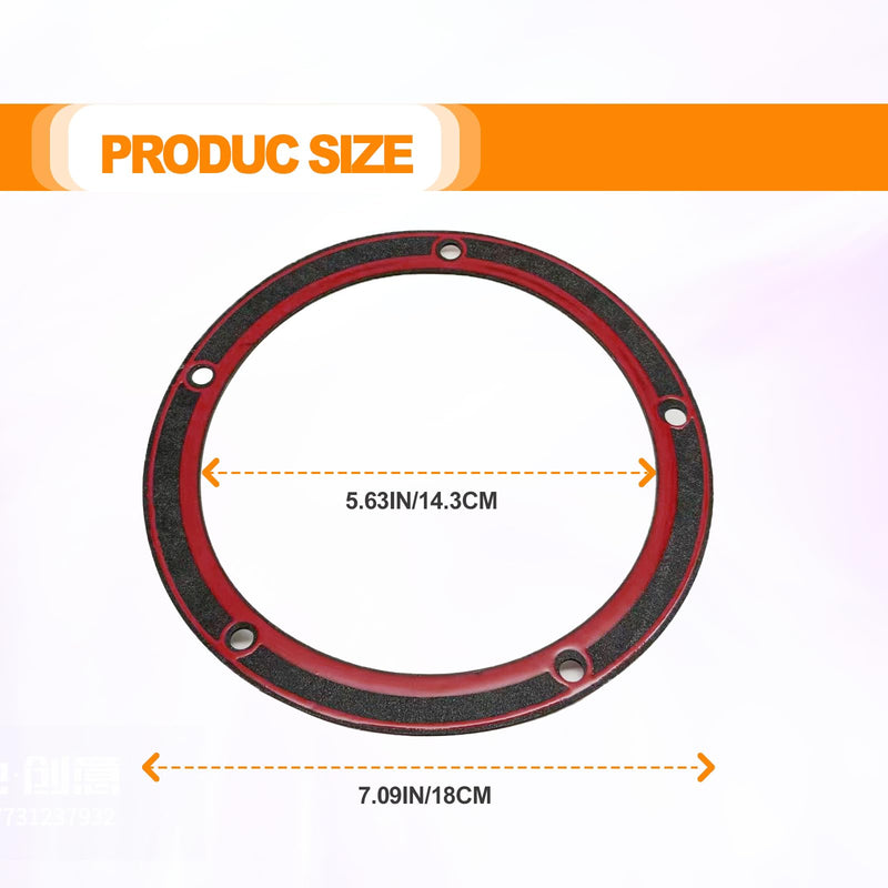 stymart 5 Holes Twin Cam Derby Cover Gasket Compatible withHarley Touring Dyna Electra Glide Softail Fatboy FXD 1999-2016 25416-99X. (1 pcs)