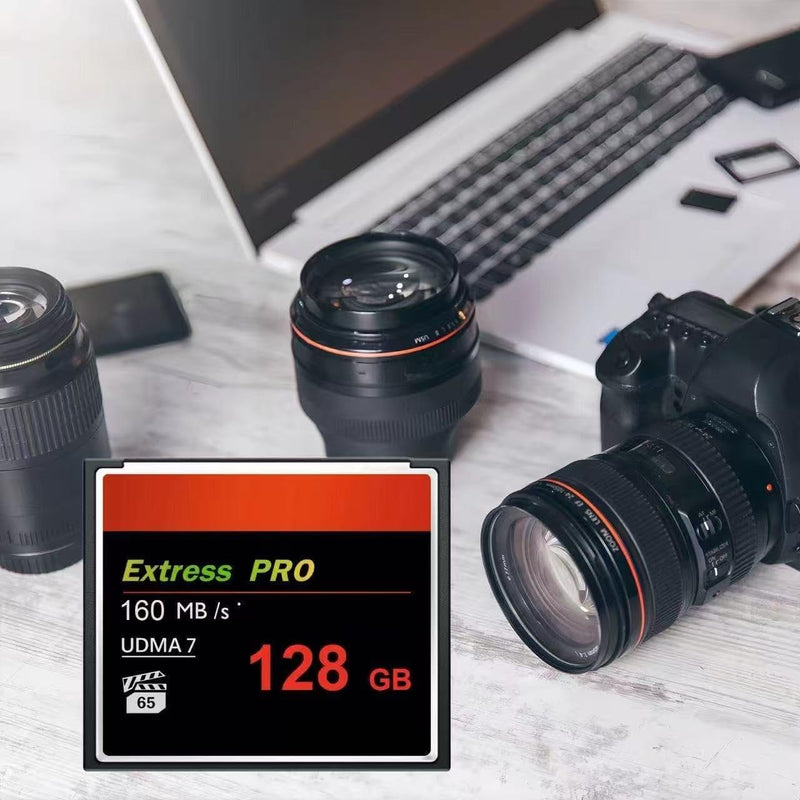 128GB UDMA Speed Up to 160MB/s CF Card Camera Card.for Professional Photographer Enthusiast