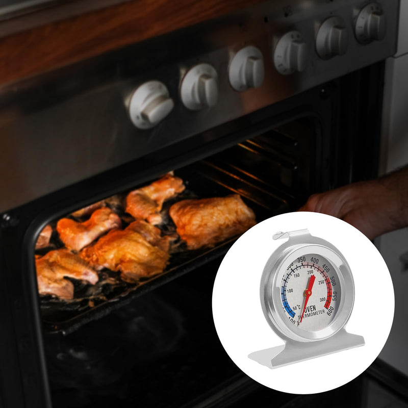 10PACK in Oven Thermometer 50-300°C/100-600°F, Instant Read Precision Stainless Steel Electric/Gas Oven Thermometers for Kitchen Cooking Grill Smoker 10Pack