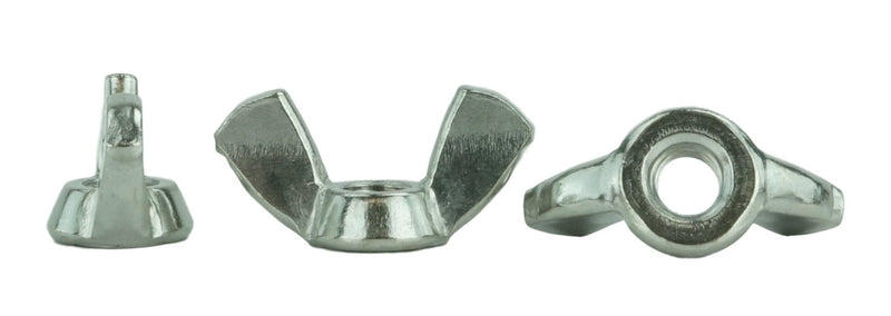 Stainless 10-32 Wing Nut, Stainless Steel 18-8, Machine Thread (50, 10-32 Wing Nut)
