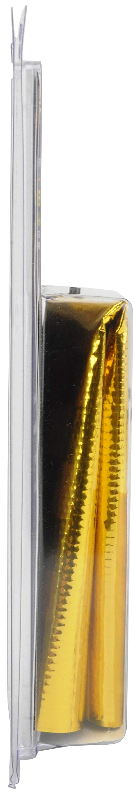 Design Engineering, Inc. 10393 Reflect-A-Gold High-Temperature, Heat-Reflective, Adhesive-Backed Sheet, 24" x 24" Sheet. Made in America.