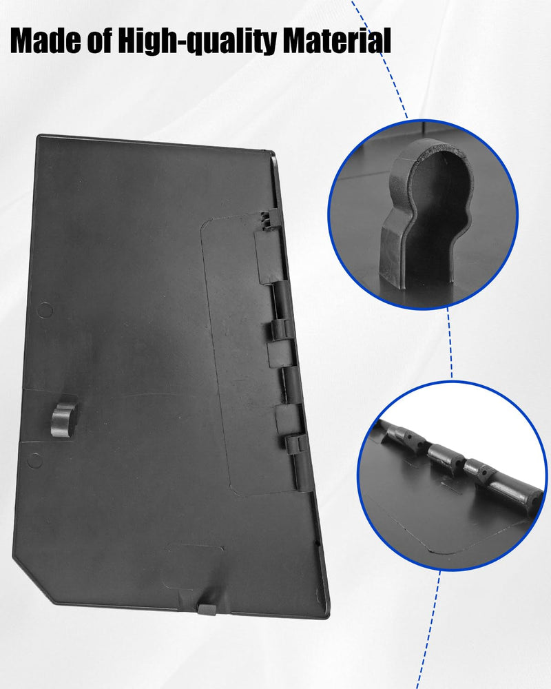 Fuel Gas Tank Cap Cover Fit for Ram ProMaster 1500 2500 3500 2014-2021, Fuel Filler Door Lid Replace 5XP08GW7AC 5RJ06GW7AA, Black