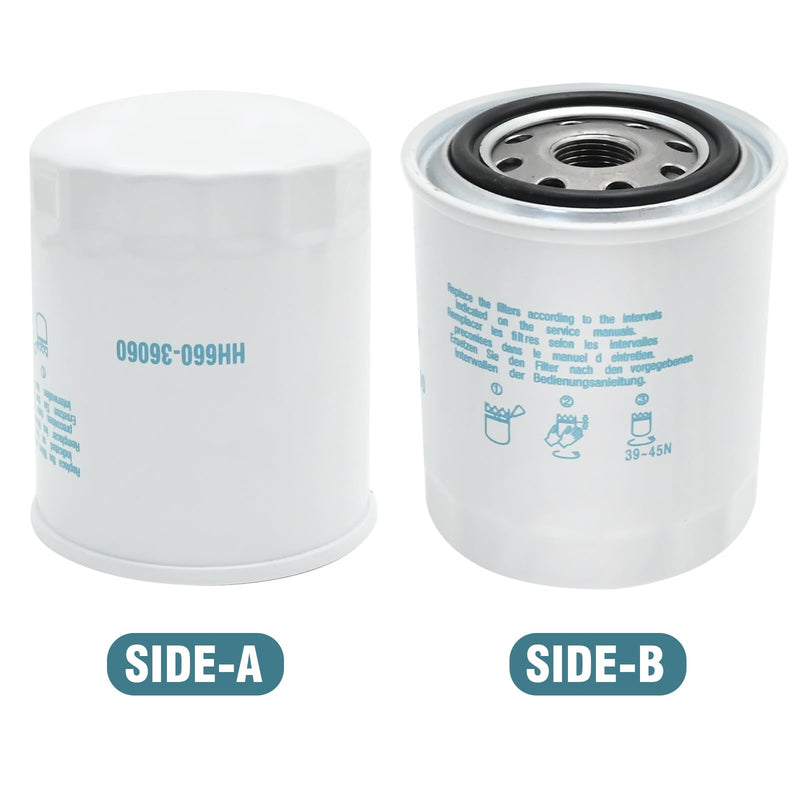 HH660-36060 Hydraulic Transmission Filter Replacement for Kubota B1550 B1700 B1750 B21 B2100 B2400 B2410 B26 B2630 B2710 B2910 B3030 B6100 B7200 B7300 B7400 Tractors Replace HHK72-14080