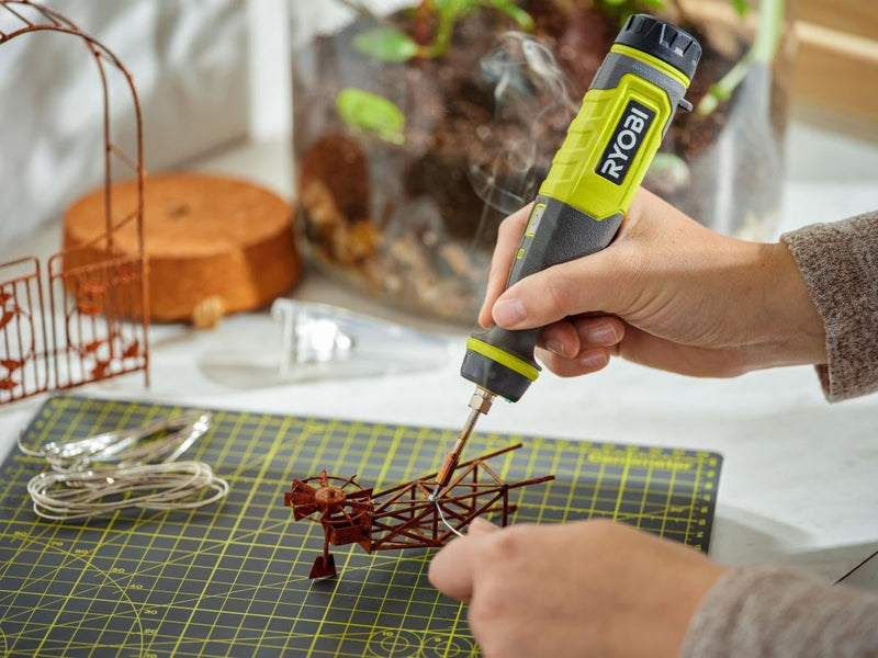 RYOBI USB Lithium Soldering Pen Kit with 2.0 Ah Lithium-ion Rechargeable Battery, Green