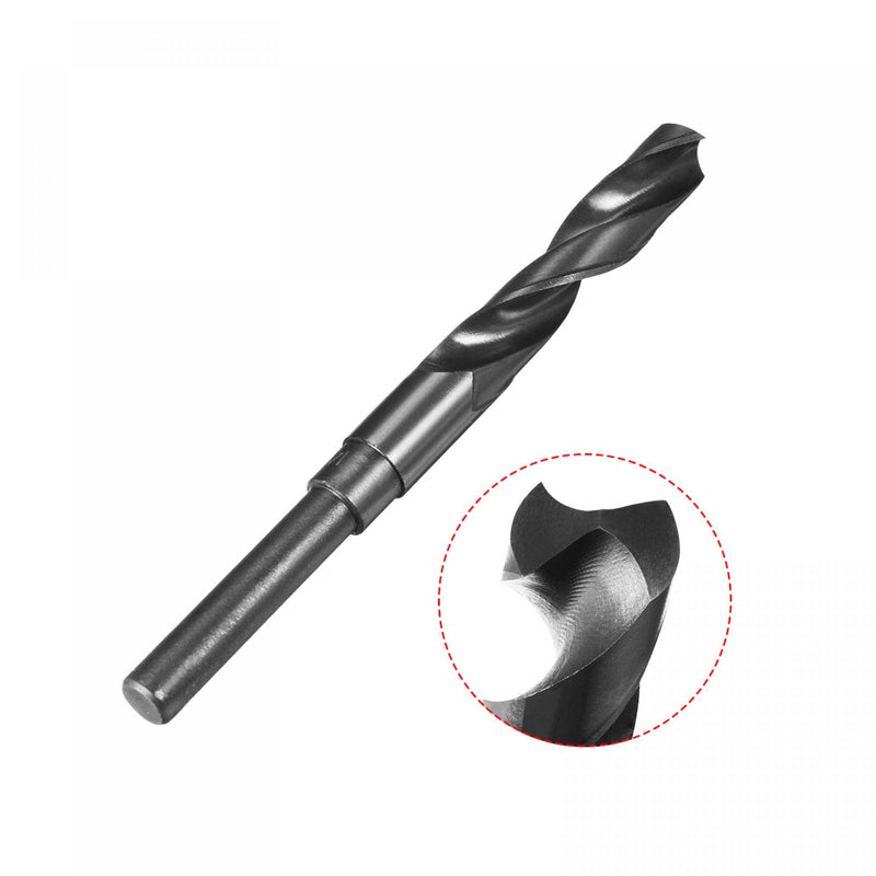 uxcell Metric Tap M16 x 1.5mm Pitch H2 Right Hand Thread, 14.5mm Drill Bit HSS 9341 Black Oxide with 1/2 Inch Straight Reduced Shank