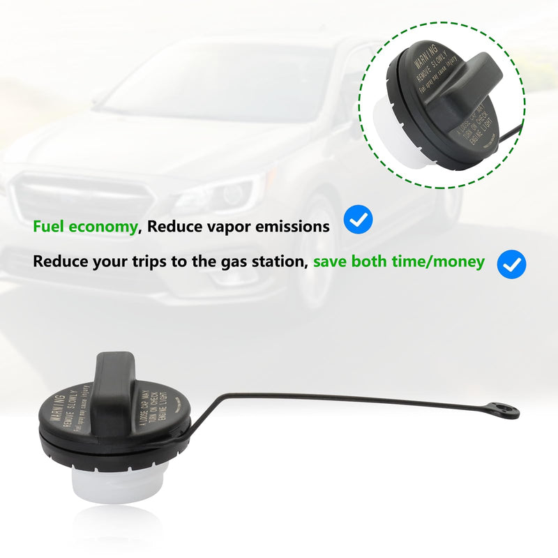 Gas Cap, Fuel Tank Cap Fit for Subaru, 2010-2024 Outback Impreza Legacy, 14-23 Forester, 13-23 Brz, 13-24 Crosstrek, 15-23 WRX, 19-23 Ascent gas caps, Replace 42031AJ000 42031FJ000 42031FJ001
