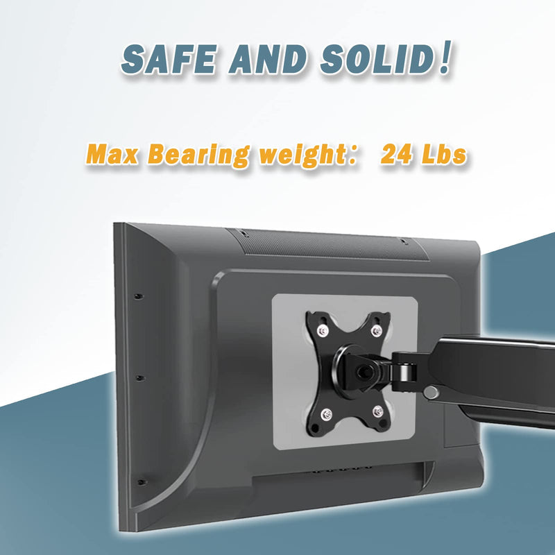 Universal Monitor VESA Mount Adapter for Non-VESA 13-27 inch Computer Monitors Tablets iPad VESA Mounting Arm Stand Bracket Kit 75X75mm… ALL IN ONE