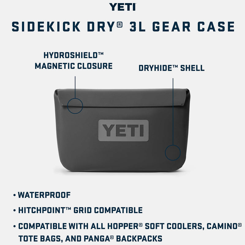 YETI Sidekick Dry 3L Gear Case, Olive Sidekick 3L