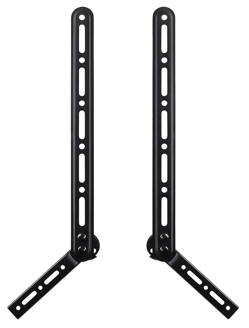 Mount-It! Soundbar Bracket Universal Sound Bar TV Mount for Mounting Above or Under TV, Fits Sonos, Samsung, Sony, Vizio, Adjustable Arm Fits 23 to 65 Inch TVs, 33 Lbs Weight Capacity Black (MI-SB41)