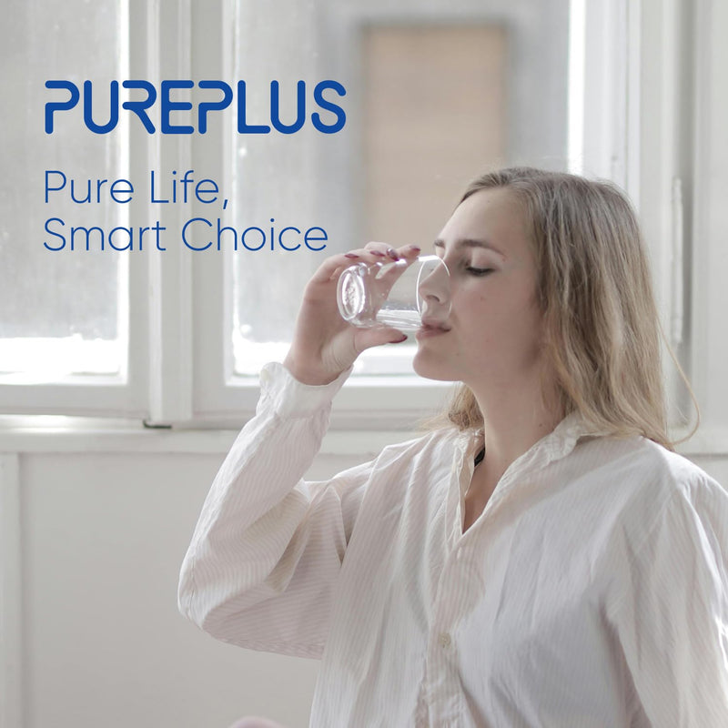 PUREPLUS CRF950Z Pitcher Water Filter Replacement for Pur PPF900Z, PPF951K, PPT700W, CR-1100C, DS-1800Z, CR-6000C, PPT711W, PPT711, PPT710W, PPT111W, PPT111R and All PUR Pitchers and Dispensers, 6PACK 6 Count (Pack of 1)