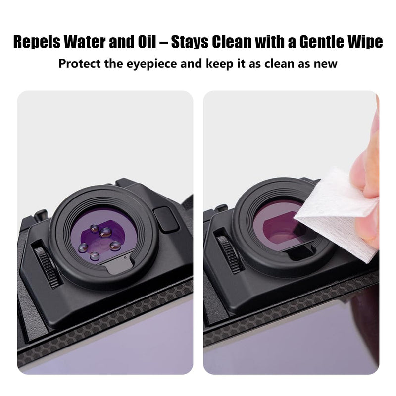 2PCS Camera viewfinder tempered glass For Fujifilm X-T50/X-T30II/X-T30/X-T20/X-S10 Anti-Scratch Anti-Fingerprint Clear Protector Film (For Fujifilm X-T30/X-T30II) For Fujifilm X-T30/X-T30II