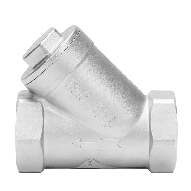1-1/2 Inch Wye Strainer 100 Mesh Screen Filter Valve - 800 WOG SUS316 CF8M 1-1/2 Inch