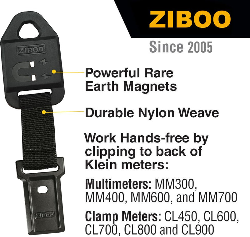 69417 Rare Earth Magnet Multimeter Hanging Strap Kit Compatible with Klein Tools Meters MM400,MM300, CL600, CL700, CL800, CL900,MM600, MM700,CL390,CL445,MM325,CL450,CL120