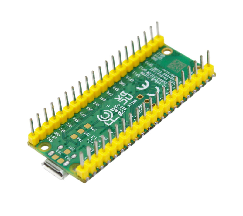 DIGISHUO 2Pcs Raspberry Pi Pico W WiFi Wireless Microcontroller Board with Pre-Soldered Header Flexible Digital Interfaces | Based on RP2040 Chip | Dual-Core ARM Cortex M0+ Processor 133 MHz 2Pcs Raspberry Pi Pico WH Module
