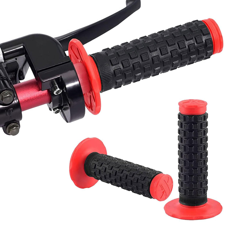 Universal 7/8 Inch Motorcycle Hand Grips Cover Protectors Dirt Bike Throttle Bar Grip Compatible with Kawasaki KX60 KX125 KX250F Suzuki DRZ125L DR650 YZ250F WR250R TTR110 CR80R CRF150R Gary