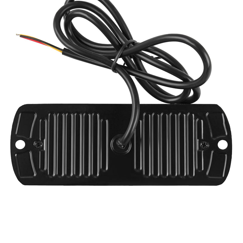 8pcs 12LED Surface Mount Flashing Strobe Lights for Truck Car Vehicle LED Lights (12LED/8PCS) 12LED/8PCS