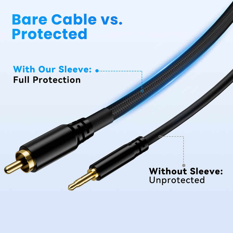 1/2" 10ft Black Expandable Braided Cable Sleeve PET | Wire Sleeve for Cable Management, Abrasion & Heat Resistant, Easy Install & Cut, Ideal for Home Theater & Smart Home 1/2"-10ft
