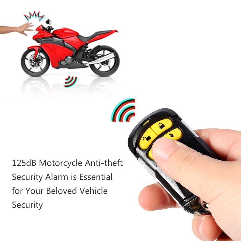 VGEBY Motorcycle Security Kit Anti-Theft Alarm System Remote Control Engine Start Master Racing Alarm System of Motorcycle Master Racing Alarm System of Motorcycle 12V Scooter Alarm