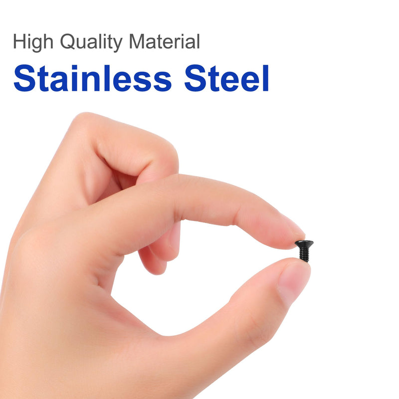 uxcell 50 Pcs M3 x 4mm Screws Replacement Black for Laptop Hard Drive
