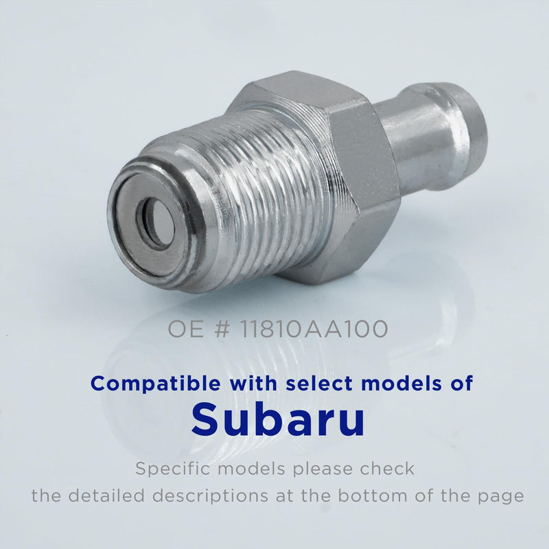 PCV Valve 11810AA100 Valve Complete - Control, Compatible with Select Subaru Models as OUTBACK | Forester | IMPREZA, etc., 045-0476 PCV Valve Replacement Automotive Accessories by KeeRoarin, 1 Pack 11810AA100 - Subaru