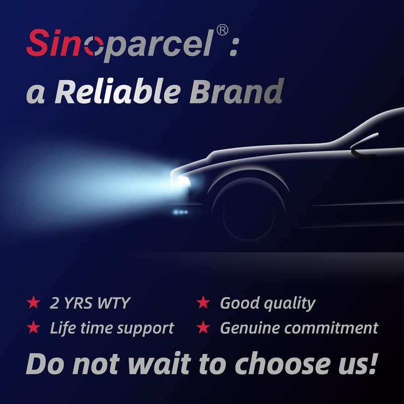 Sinoparcel D5S Xenon HID Headlight Bulb, Ballast Integrated 6000K 35W High and Low Beam Replacement Light - Pack of 1 6000K White