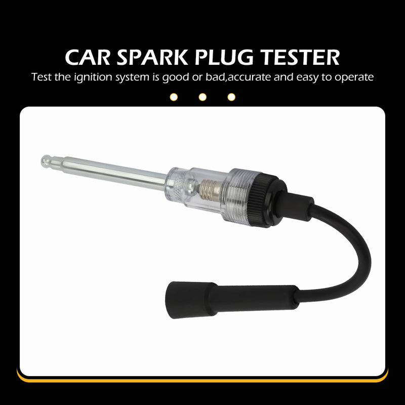 Inline Spark Plug Tester, Plug-in Engine Ignition Testers, Small Armature Diagnostic Detector Tool, for Car Cars, Lawnmowers, Internal External Engine